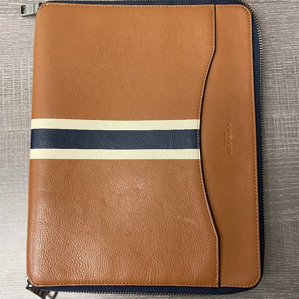 Coach Calf Leather Sport iPad/Tablet Case